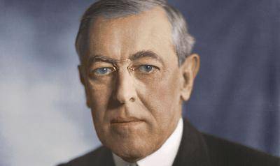 Woodrow Wilson who shaped the world after the Great War. Photo: Stock Montage/Getty Images