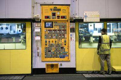Inside the Nissan plant in Sunderland. Photo by Getty Images.