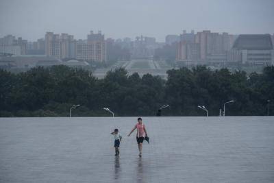 Pyongyang in July. Photo: Getty Images.