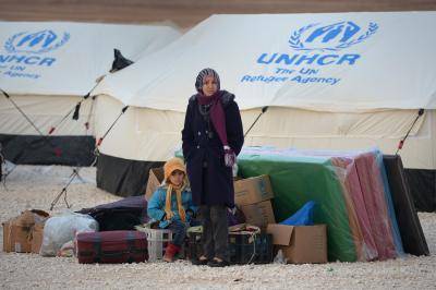 Za’atari refugee camp in Jordan. Photo: Getty Images.