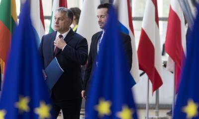 Viktor Orbán arrives for an EU summit on 28 June. Photo: Getty Images.