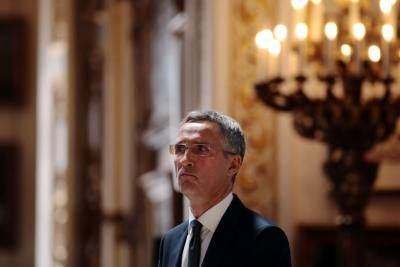 NATO Secretary-General Jens Stoltenberg delivers a speech in London before the NATO summit in June 2018. Photo: Getty Images.