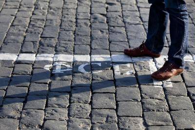 Mark of the FSB in Moscow. Photo: Getty Images.