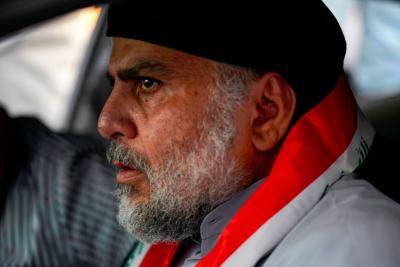 Muqtada al-Sadr in Najaf in October. Photo: Getty Images.