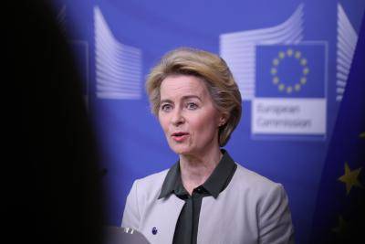 European Commission President Ursula von der Leyen unveils the European Green Deal in December 2019. Photo: Getty Images.