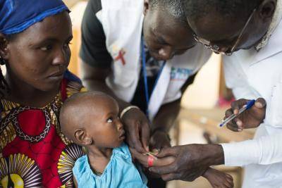 Health care in Timbuktu, Bellafrandi, northern Mali. Photo by COLIN DELFOSSE/AFP/Getty Images.