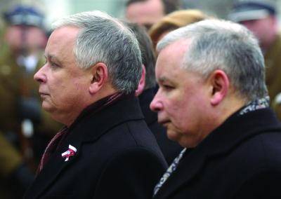 Jaroslaw and Lech Kacynscki