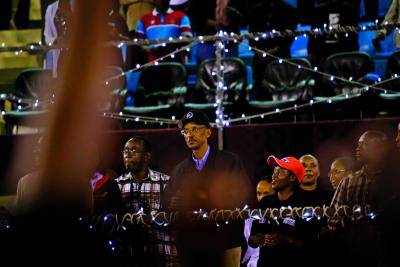 President Paul Kagame at a victory part</body></html>