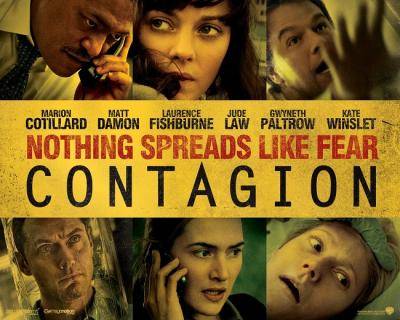 Contagion film poster.