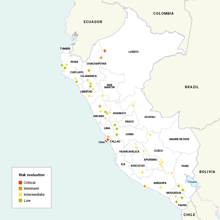 Map 1. Social conflicts in Peru, as of 2022