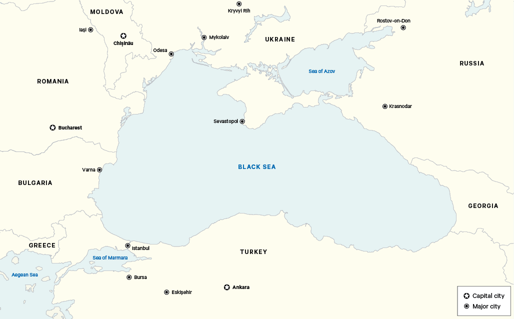 Figure 1. The Black Sea region